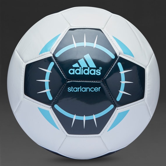 Balón Starlancer -Balones para entrenamientos de fútbol- Blanco-Azul | Pro:Direct Soccer