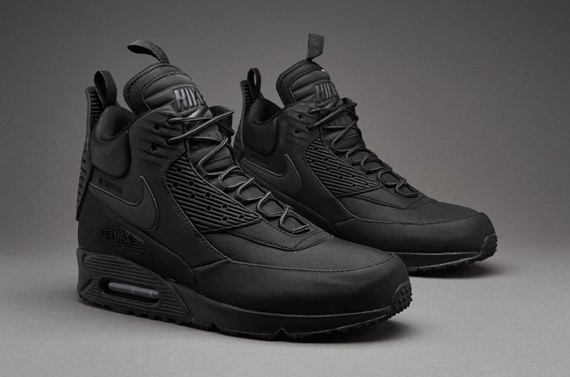 algodón Devastar rehén Nike Sportswear Air Max 90 Sneakerboot Winter - Mens Shoes - Black 