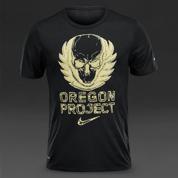 Nike Run P Oregon Project Tee - Mens Clothing - Black/(White) | Pro:Direct  Running