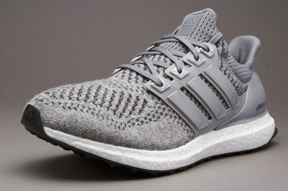 adidas Ultra Boost Wool Mens Shoes Grey/Silver/Red Pro