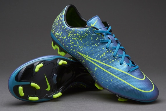 Nike Mercurial Veloce II - Soccer Cleats - Firm Ground - Squadron Blue/Black/Volt