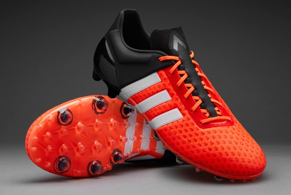 adidas ACE 15+ Primeknit - Mens Shoes - Firm Ground Solar Orange/White/Core Black Pro:Direct Soccer