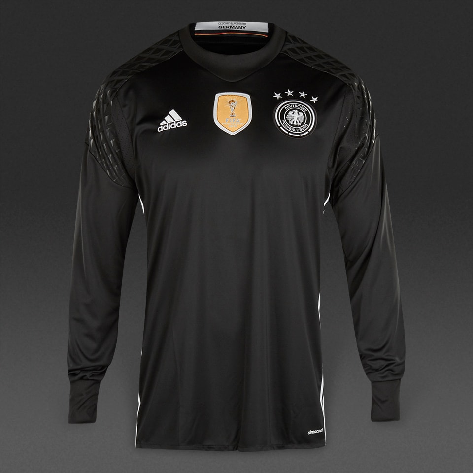 adidas Germany 16/17 Home GK Shirt - Mens Replica - Shirts - Black