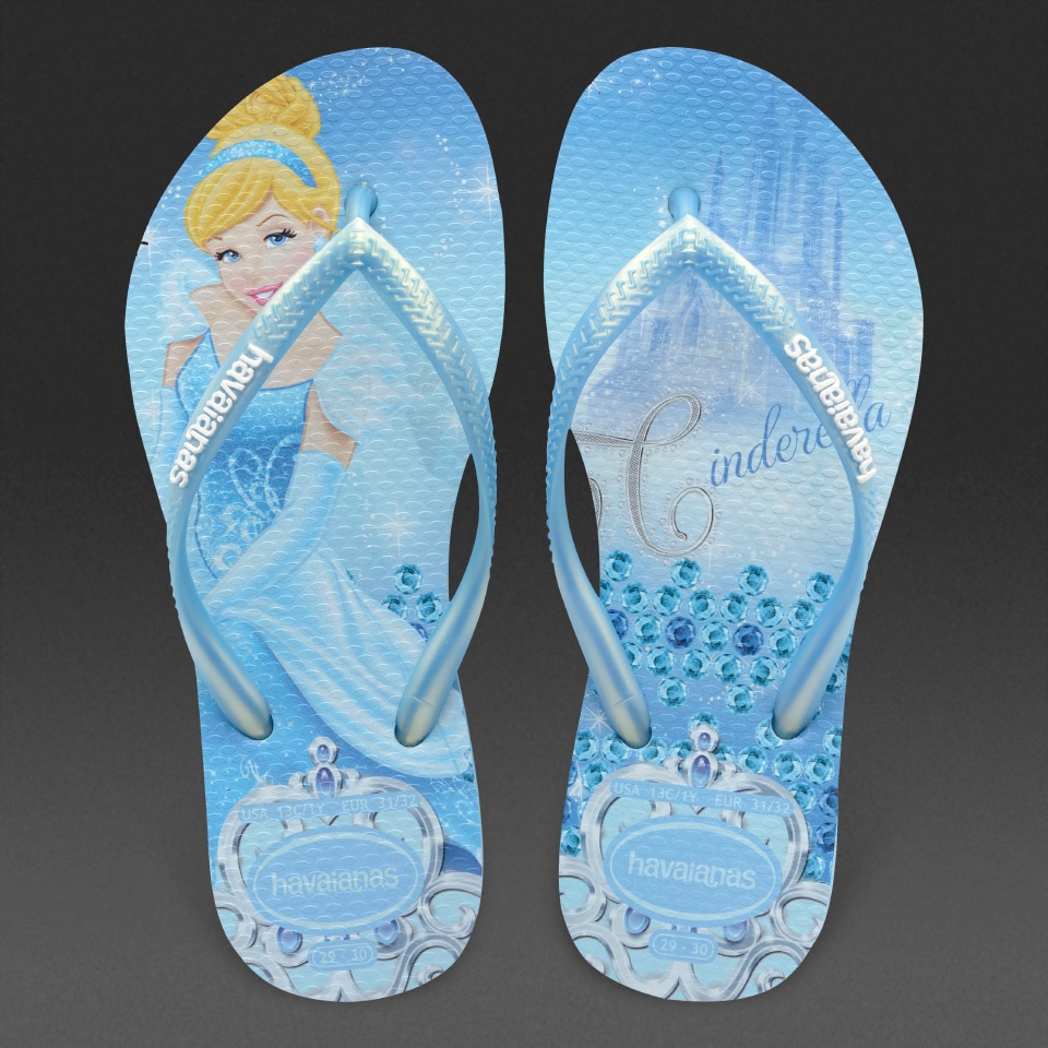 Havaianas Kids Slim Princess Flip Flops Girls Shoes Lavender