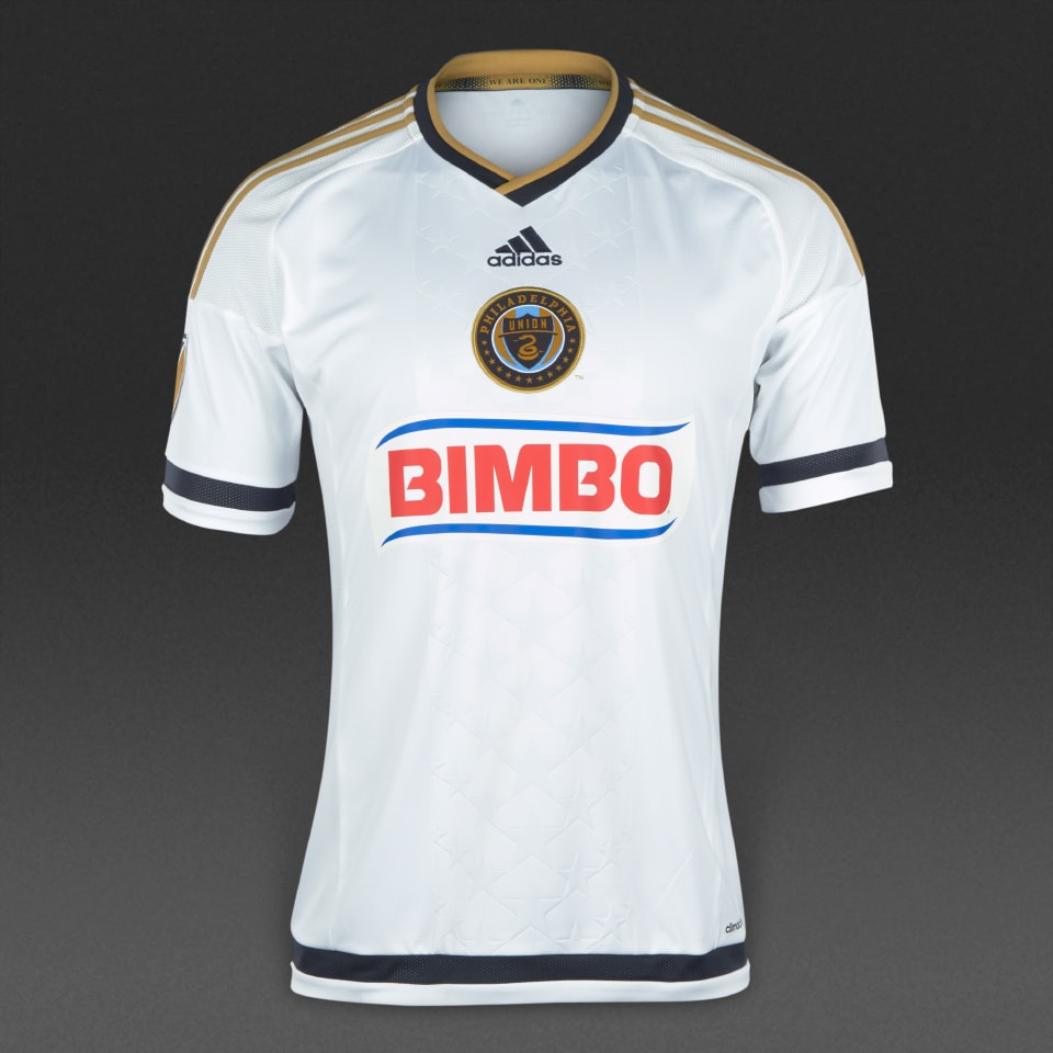 New Philadelphia Union Away Jersey 2015- Adidas White Philly Union  Secondary Kit MLS 2015