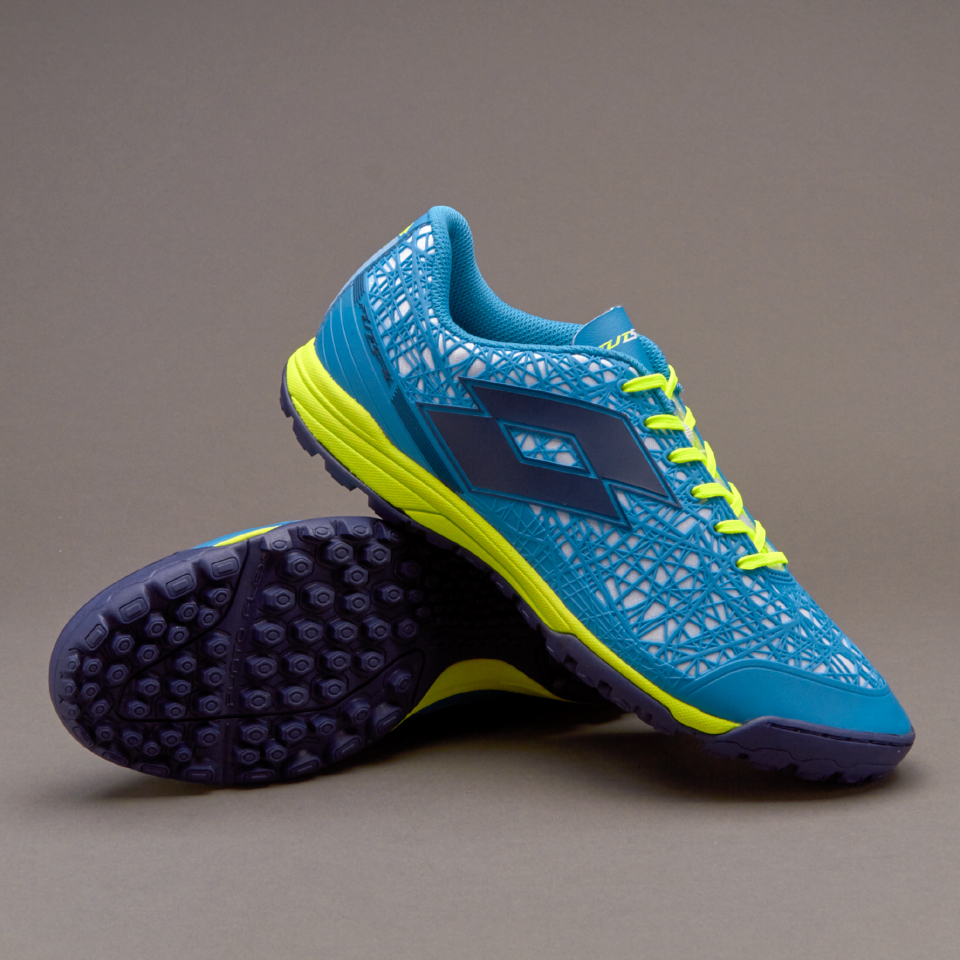 Crampons Lotto Punto Flex Années 90 - Pointes Souples, Taille US 11 / EU 44, Bleu, Occasion