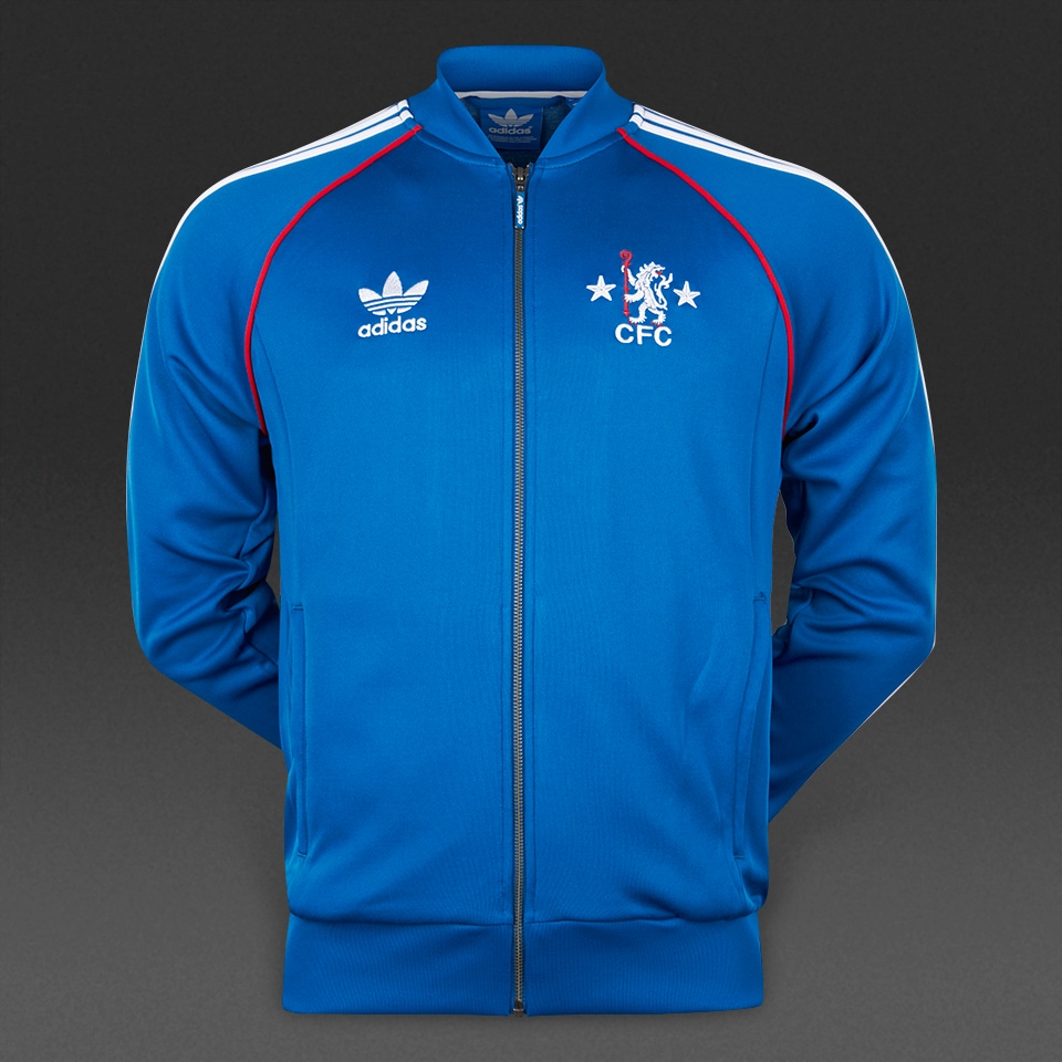 Chaqueta de chándal adidas Originals Chelsea FC -Ropa para hombre- Azul | Pro:Direct Soccer