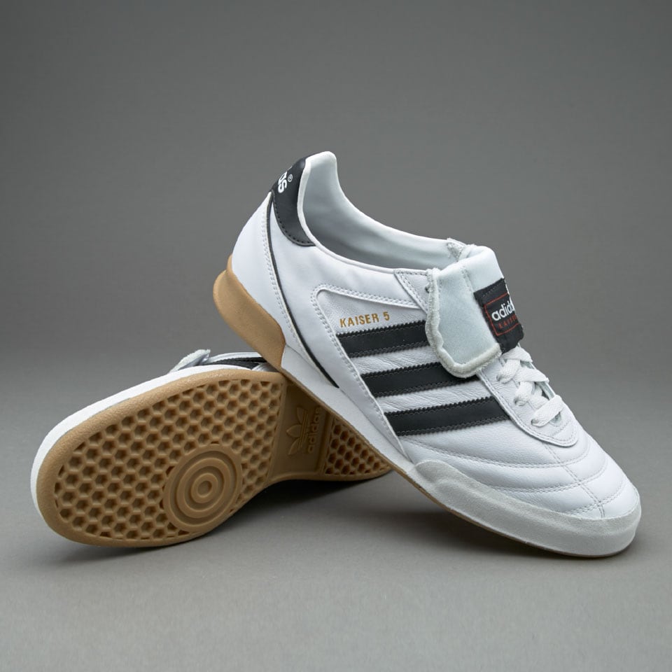 adidas Kaiser Goal -Zapatillas de fútbol sala- Blanco-Negro