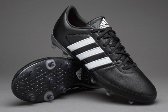 adidas Gloro 16.1 FG Botas de futbol-Terrenos firmes-Negro Core-Blanco-Plateado mate | Pro:Direct Soccer