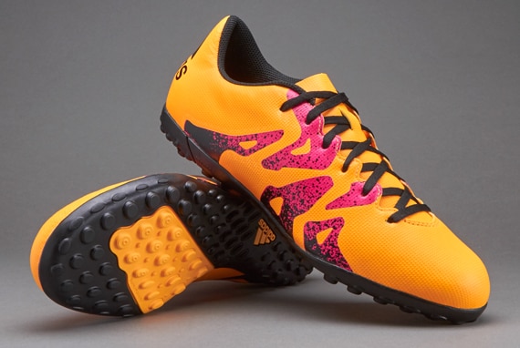 adidas X TF - Soccer Shoes - Turf Trainer - Solar Black/Shock Pink