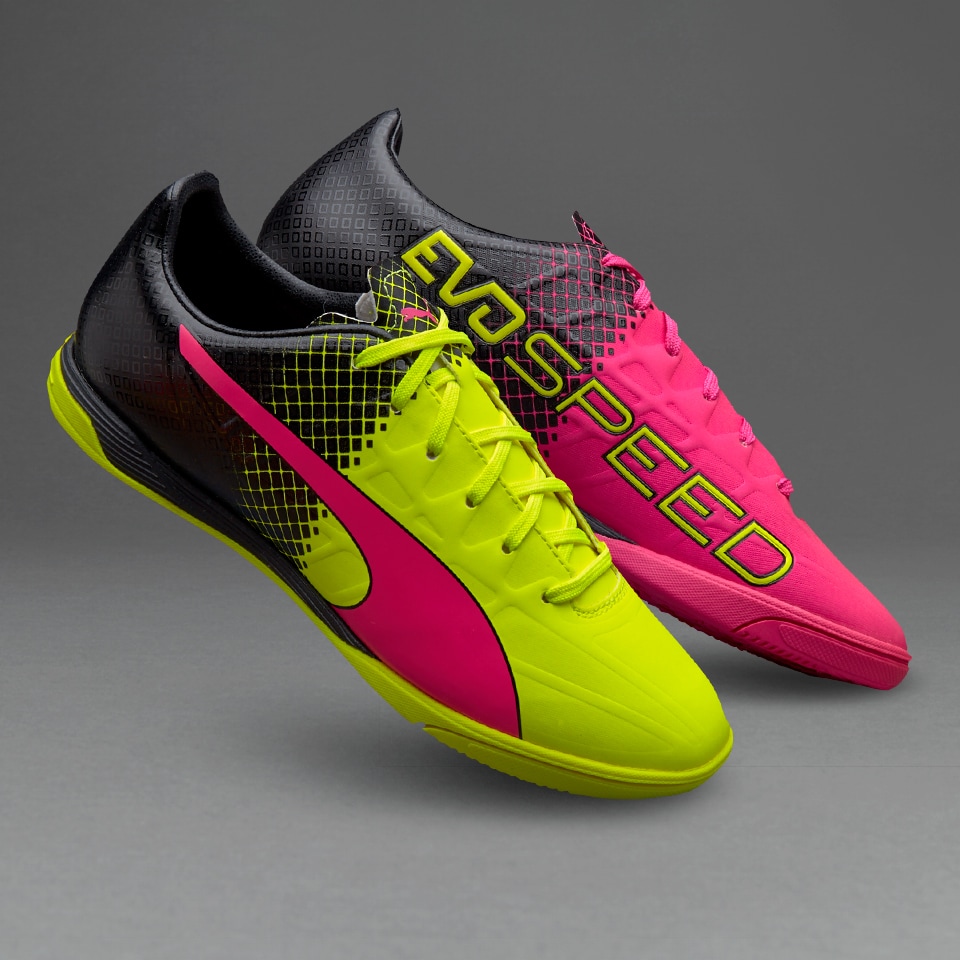 evoSPEED 4.5 Tricks IN - Mens Shoes - Indoor Pink Glo/Safety Yellow/Black