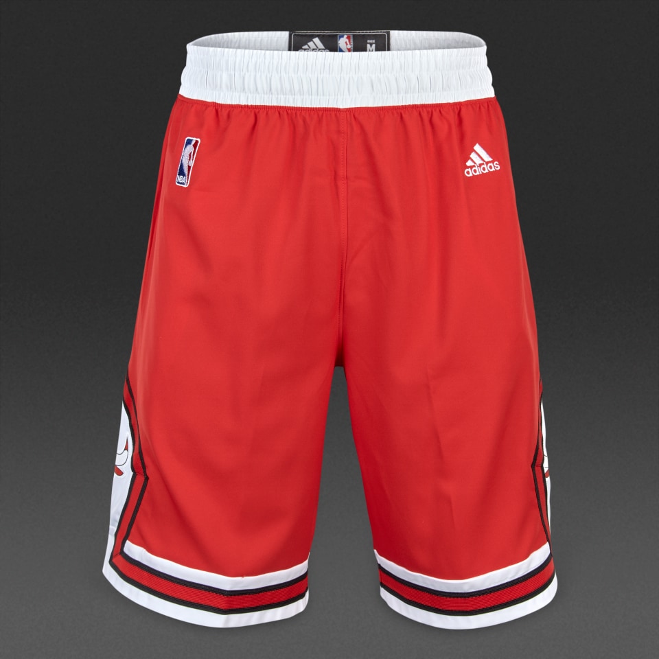 Optimismo Rebajar repetir Mens Clothing - adidas Chicago Bulls NBA Int Replica Swingman Shorts - Red  - A20637 