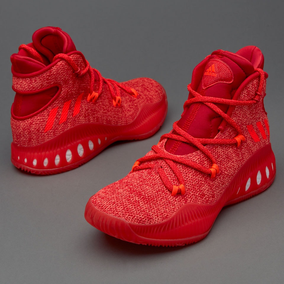 Boys Shoes - adidas Kids Crazy Explosive - Red / Scarlet / Solar Red ...