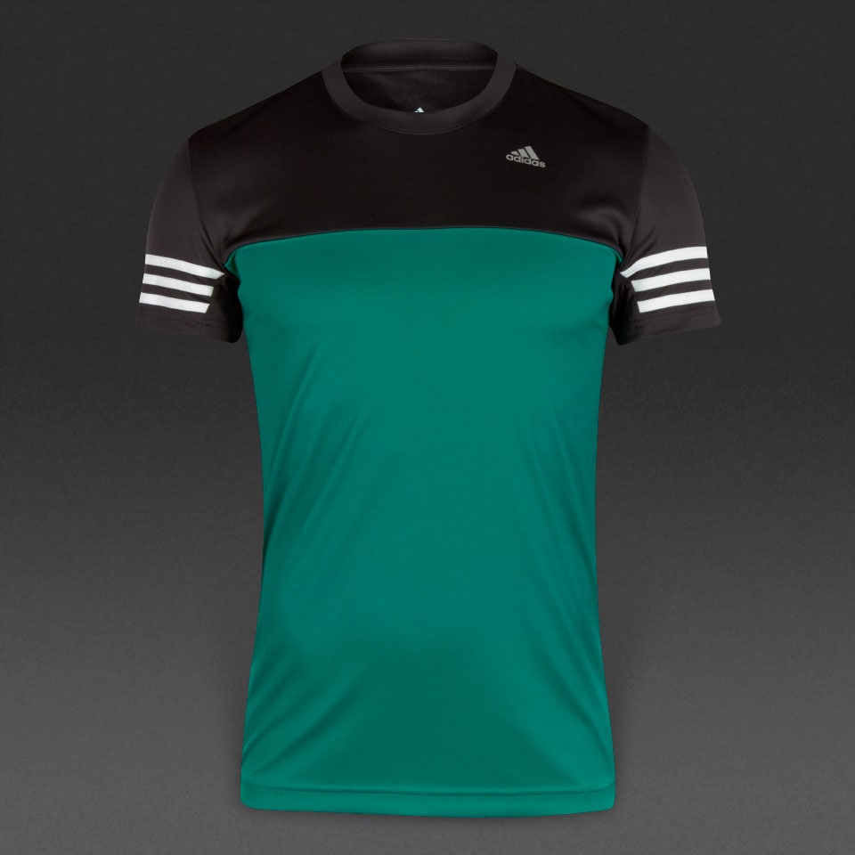 Camiseta adidas Base Mid de para hombre-Verde acuático/Negro Pro:Direct Soccer
