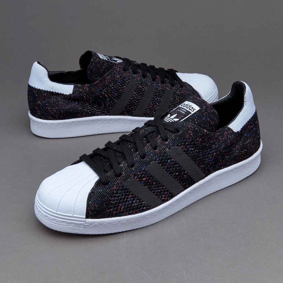 Adidas superstar 80s outlet primeknit shoes men's grey