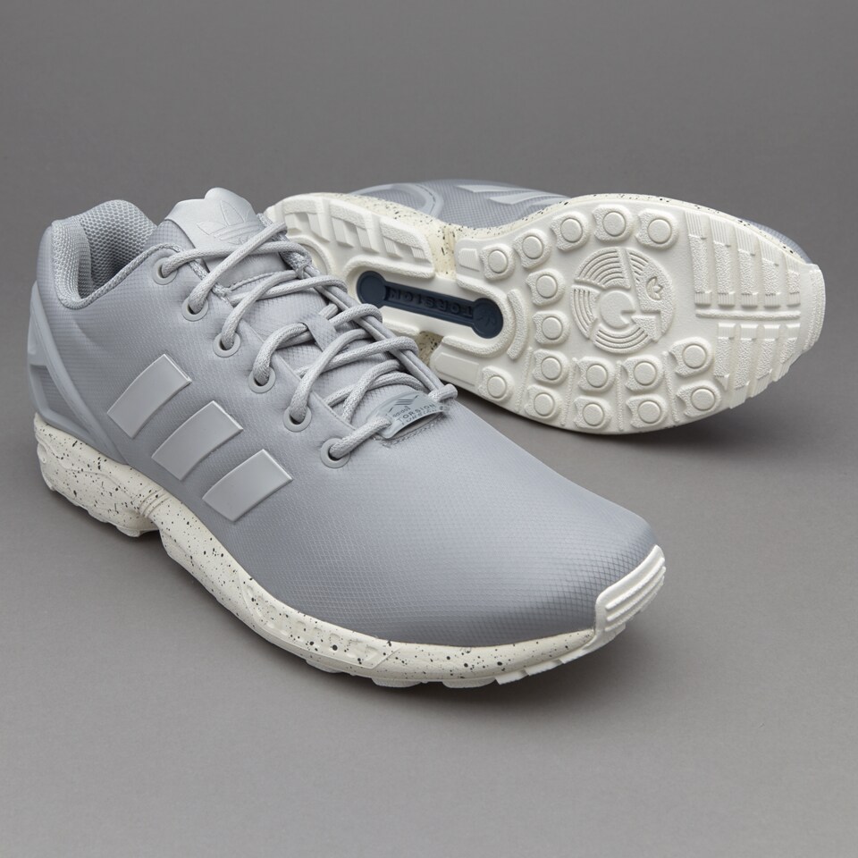Mens Shoes - adidas Originals ZX Flux - Clear Onix / Grey / Chalk