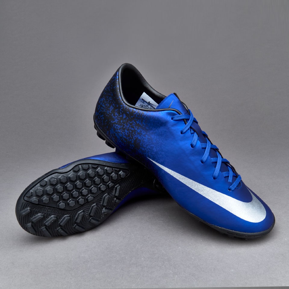 Contar pesado Leia Nike Mercurial Victory V CR TF - Zapatillas de fútbol- Cristiano Ronaldo-CR7-Azul/Plateado/Azul  Racer | Pro:Direct Soccer