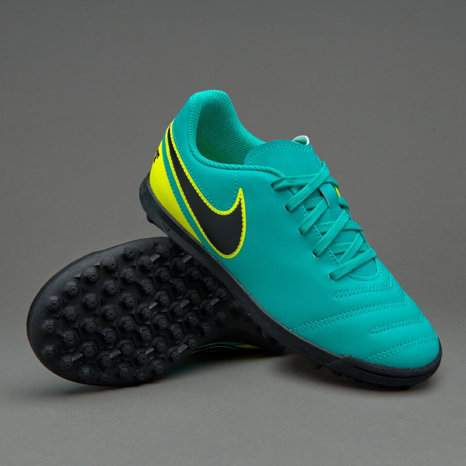 Nike Tiempo Rio III TF para niños- Zapatillas de -Jade | Pro:Direct Soccer