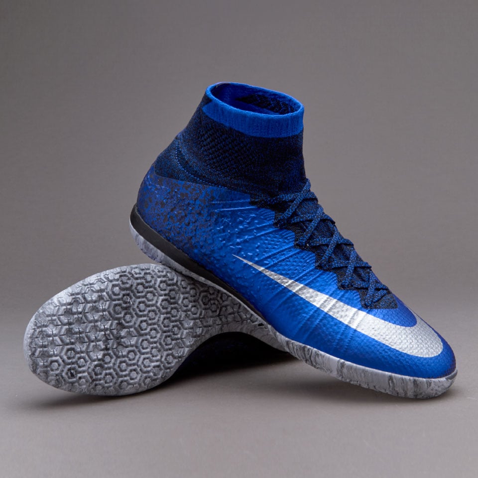 Nike MercurialX Proximo CR IC -Zapatillas de fútbol- Cristiano Ronaldo-CR7-Azul/Plateado/Azul | Pro:Direct Soccer