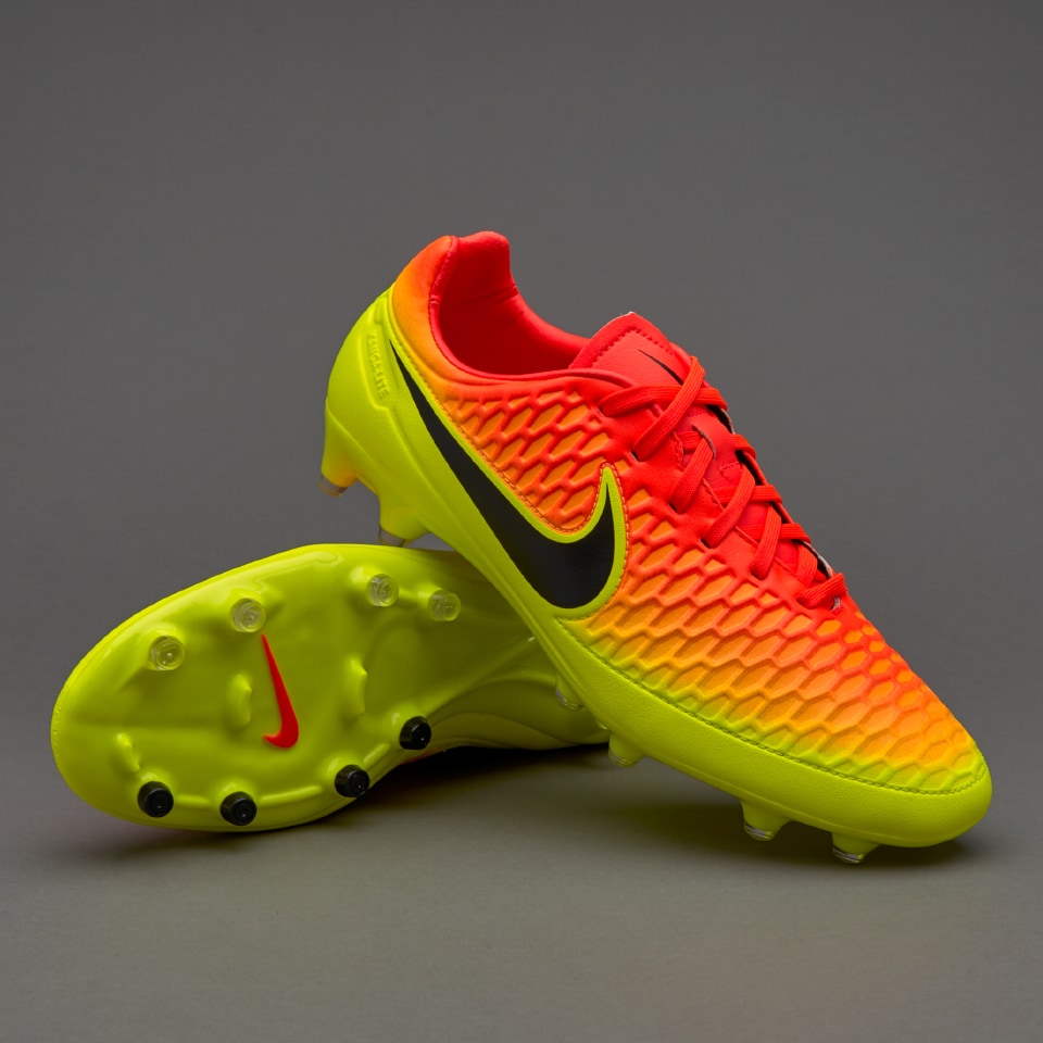 salchicha rima Th Nike Magista Orden FG - Botas de futbol- Carmesí total/Negro/Cítrico  brillante | Pro:Direct Soccer