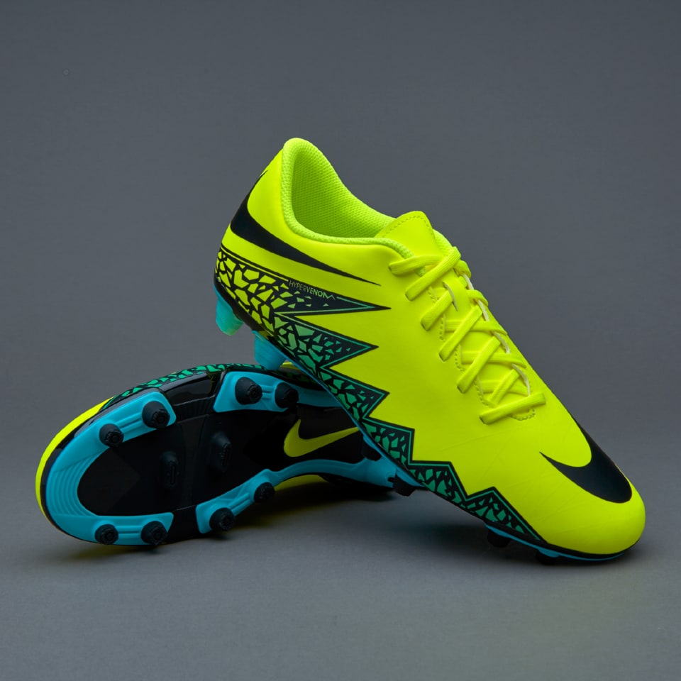 Nike Hypervenom Phade II - Mens Soccer Cleats - Firm Ground - Turquoise