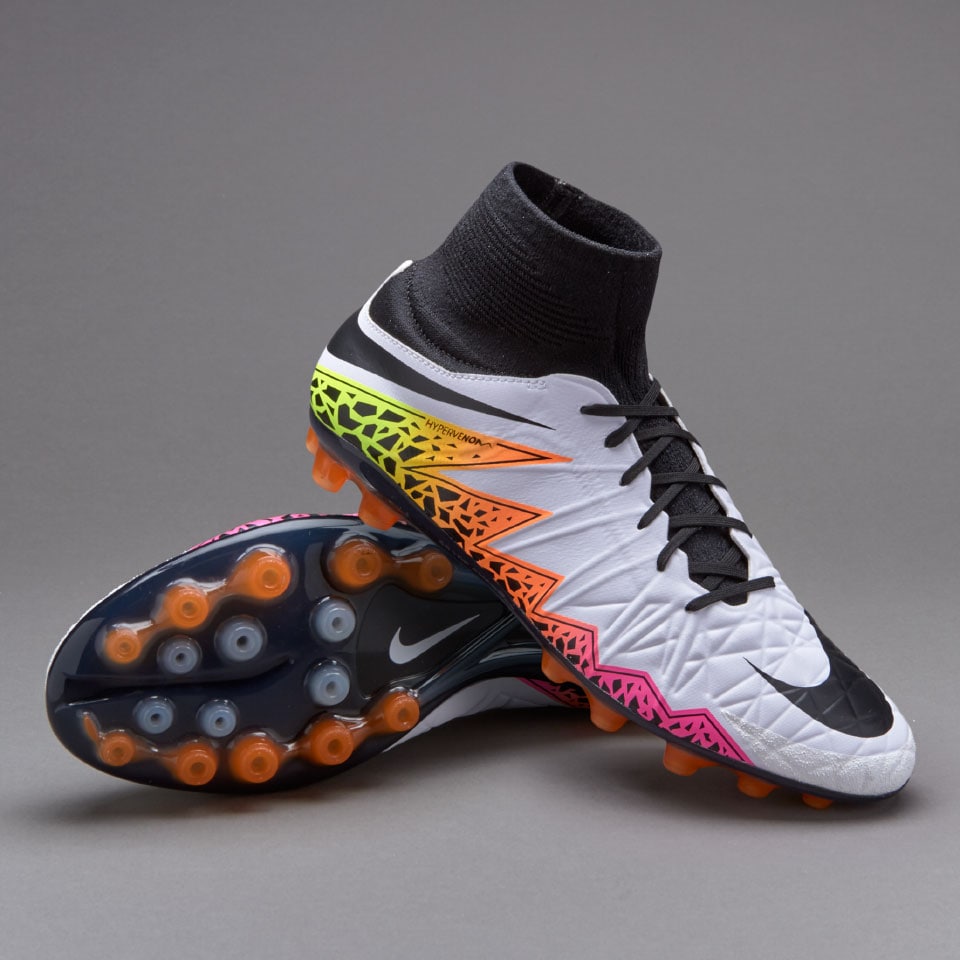Vástago Dependencia siguiente Nike Hypervenom Phatal II DF AG-R - Botas de futbol-Blanco/Negro/Naranja  total/Volt | Pro:Direct Soccer