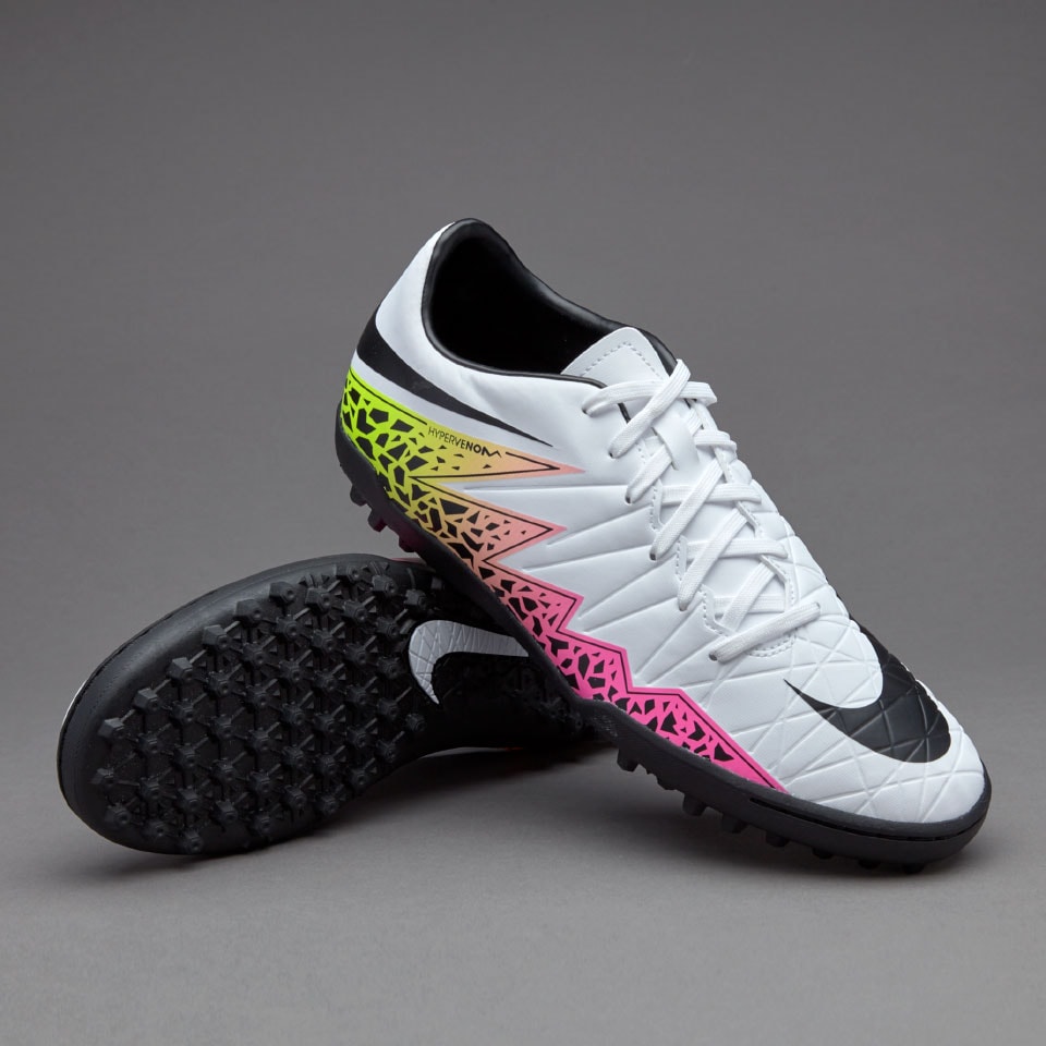 Nike Phelon II TF - de futbol-Blanco/Negro/Naranja Pro:Direct Soccer