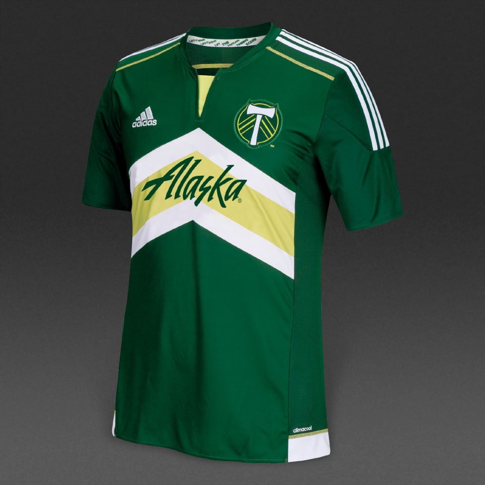 adidas Replica Portland Timbers 15/16 Home Jersey Mens Replica