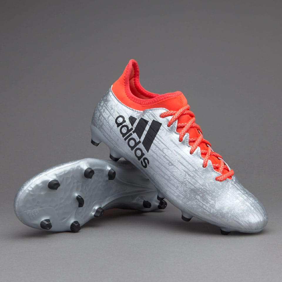 aluminio Llave Montaña Kilauea adidas X 16.3 FG/AG -Botas de futbol-Plateado/Negro/Rojo | Pro:Direct Soccer