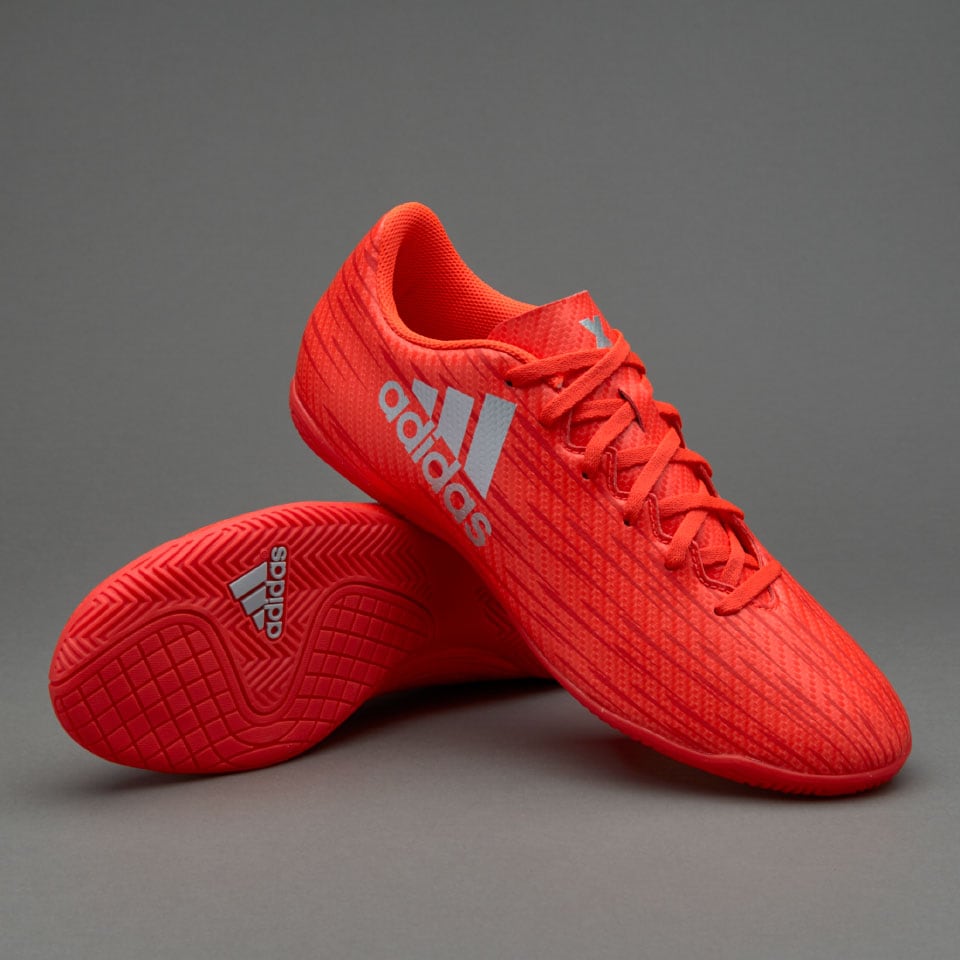 Automatización Juguetón Conciliar adidas X 16.4 IN -Zapatillas de fútbol- Rojo/Plateado/Rojo alta resolución  | Pro:Direct Soccer
