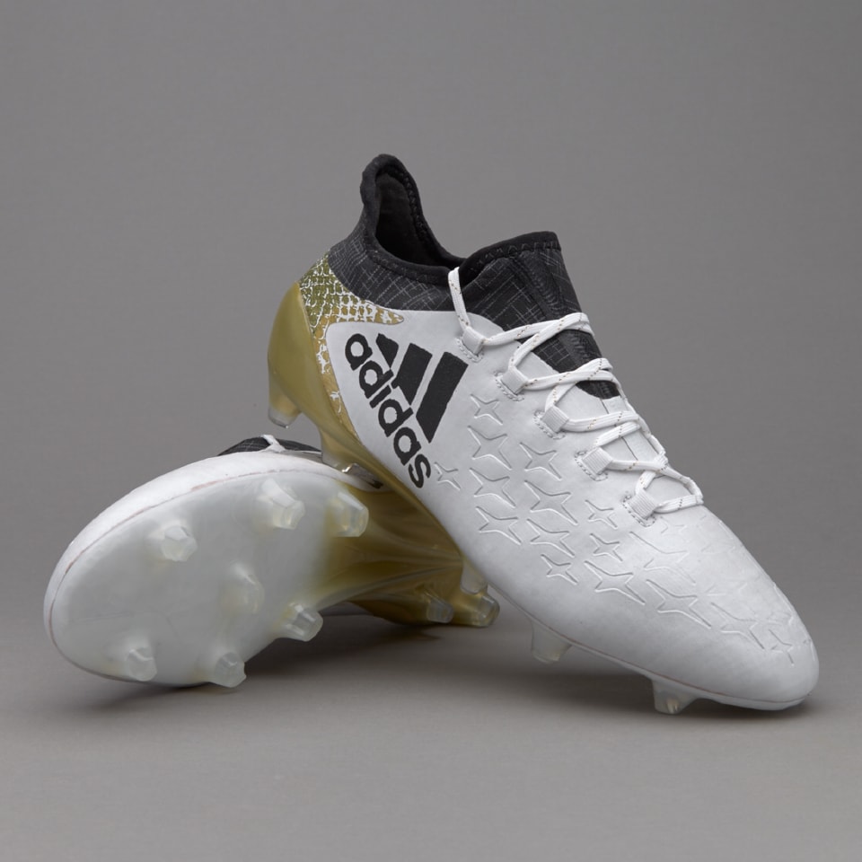 adidas X 16.1 FG/AG - Mens Soccer Cleats - Firm Ground - White/Core ...