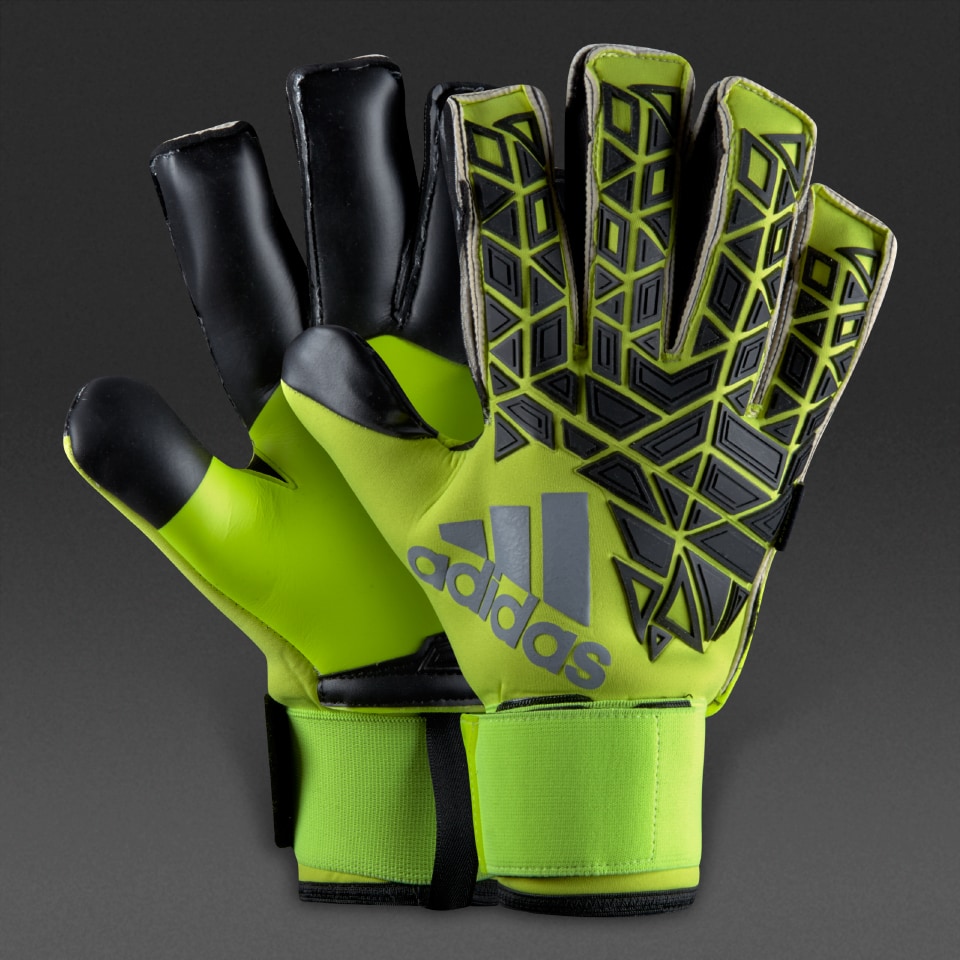 Guantes adidas ACE Finger Save -Guantes de portero- Amarillo solar/Negro | Pro:Direct Soccer
