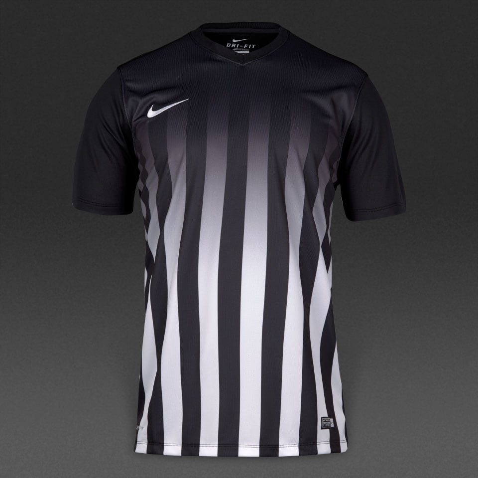 brandy Facturable libertad Camiseta Nike Striped Division II MC-Camiseta para equipaciones de  fútbol-Negro/Blanco | Pro:Direct Soccer