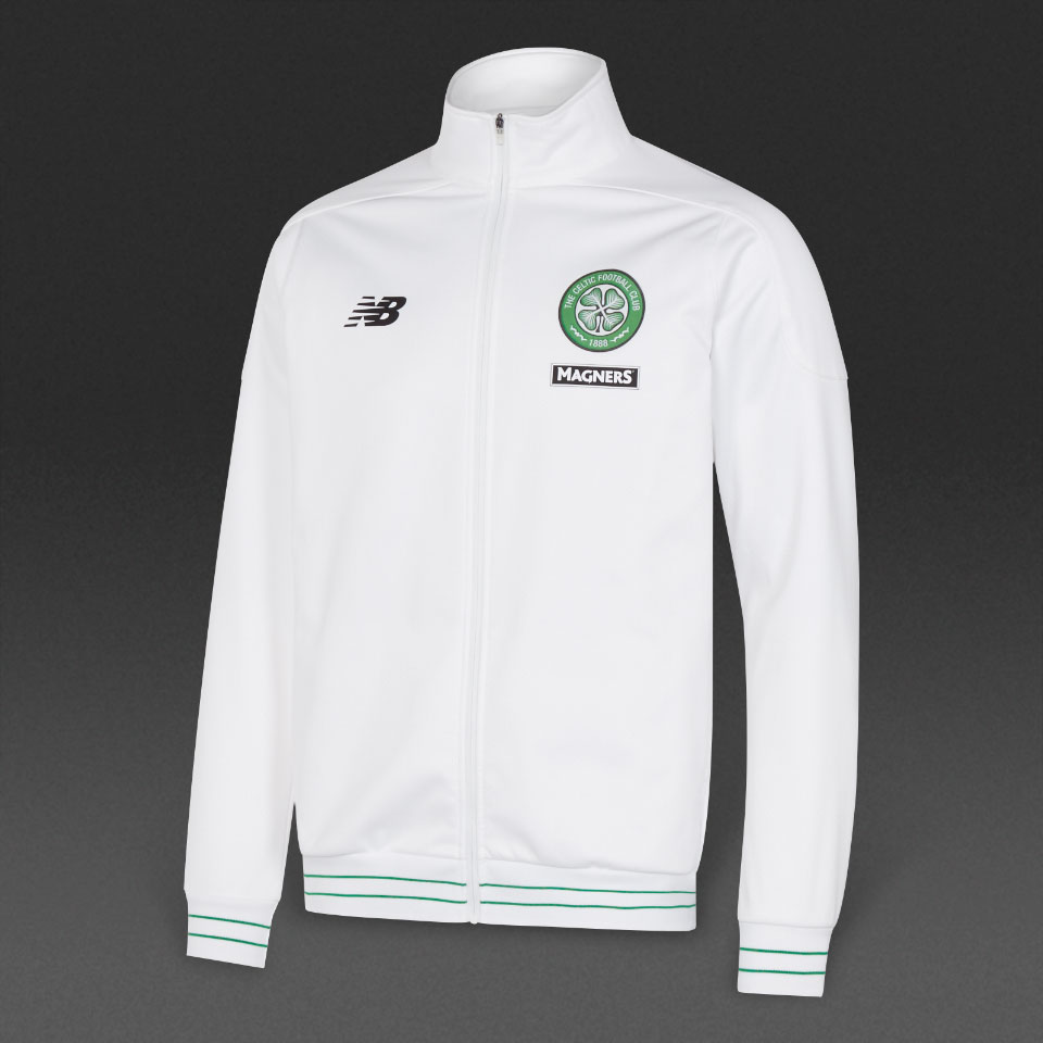 New Celtic FC Elite Training Jacket - Mens Replica - Jackets - White