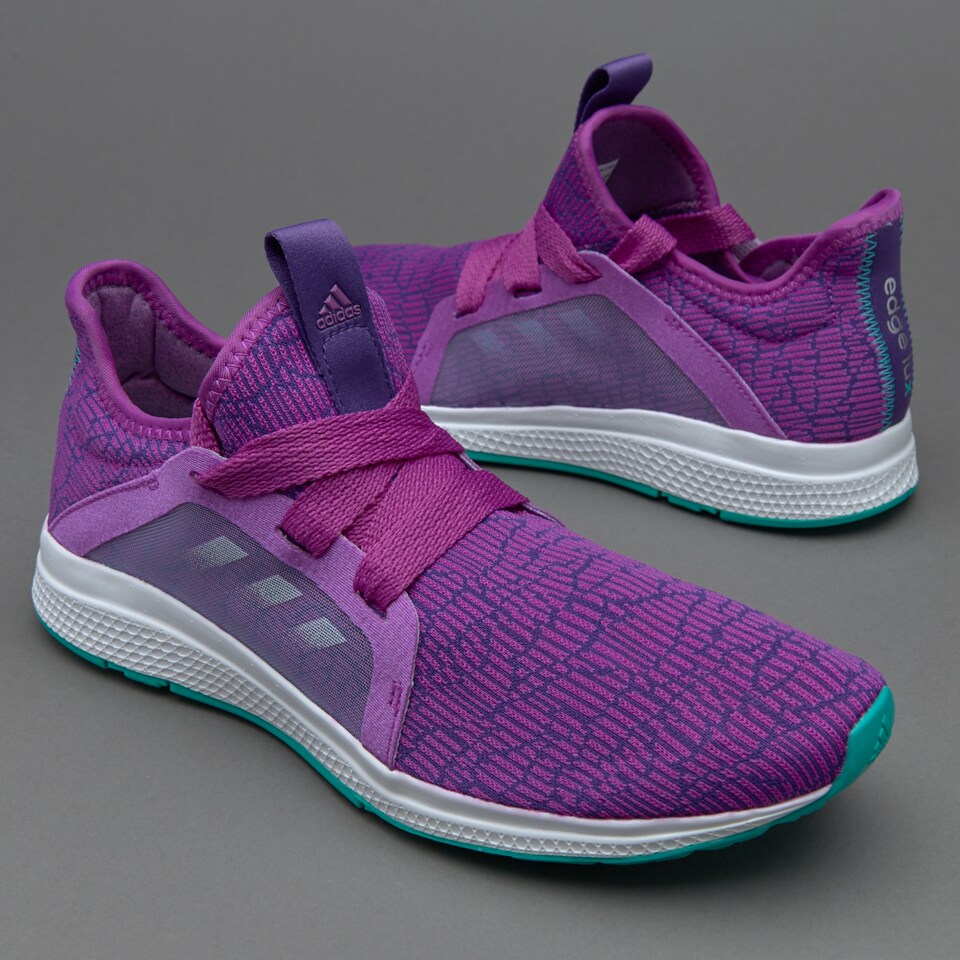 adidas Womens Edge Lux Unity Purple F16 Footwear White Shock Purple F16 Womens Shoes BA8300 Pro Direct Running