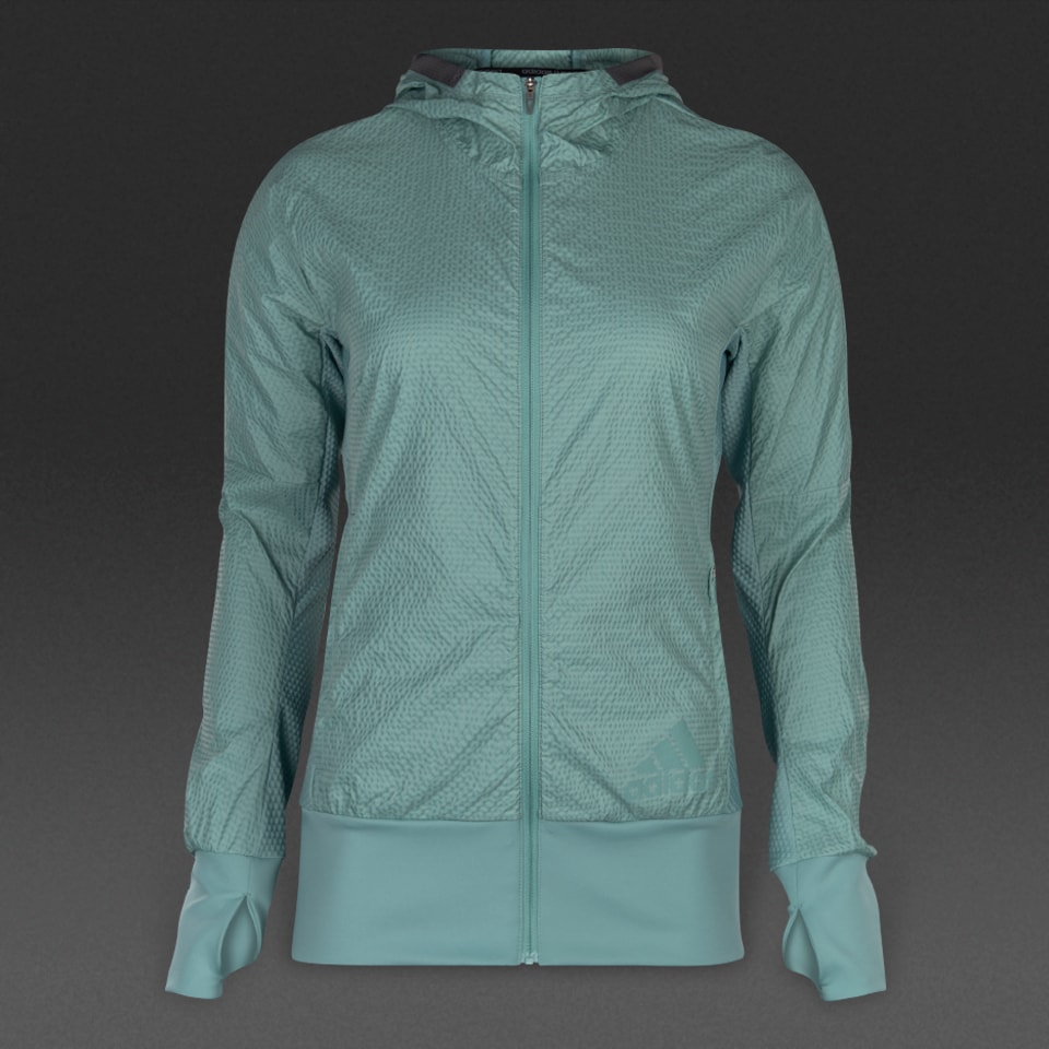 adidas Womens Pure AMP Jacket - Vapour Steel - Womens Clothing - AP9754 | Pro:Direct Running