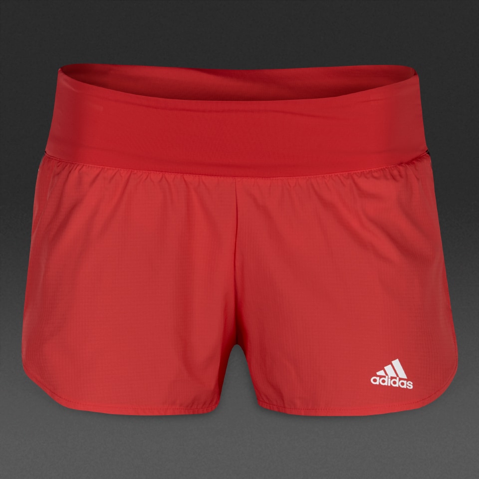 adidas Womens Adizero Split Inch Shorts Ray Red F16 Womens