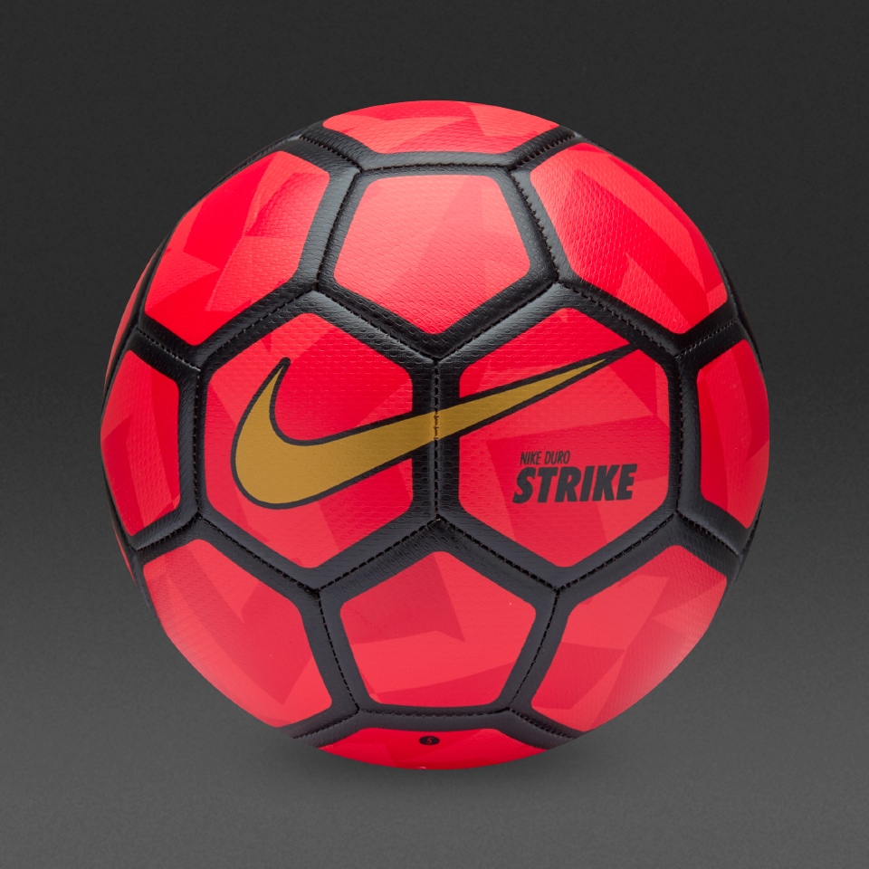 ballon Nike FootballX Strike ballons de football entrainement rouge noir or Pro Direct Soccer