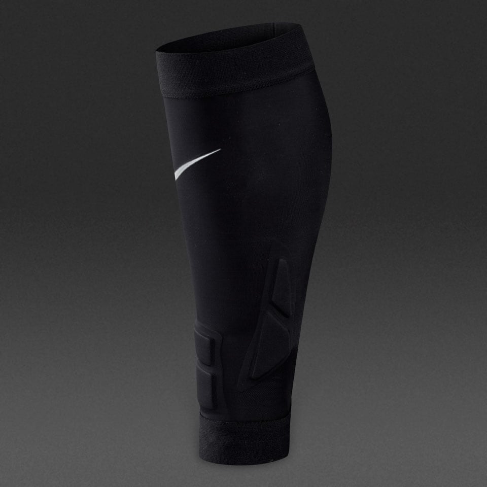 diefstal tegel Productie Nike Hyperstrong Pad Sleeve - Accessories - Shinpads - Black/White 