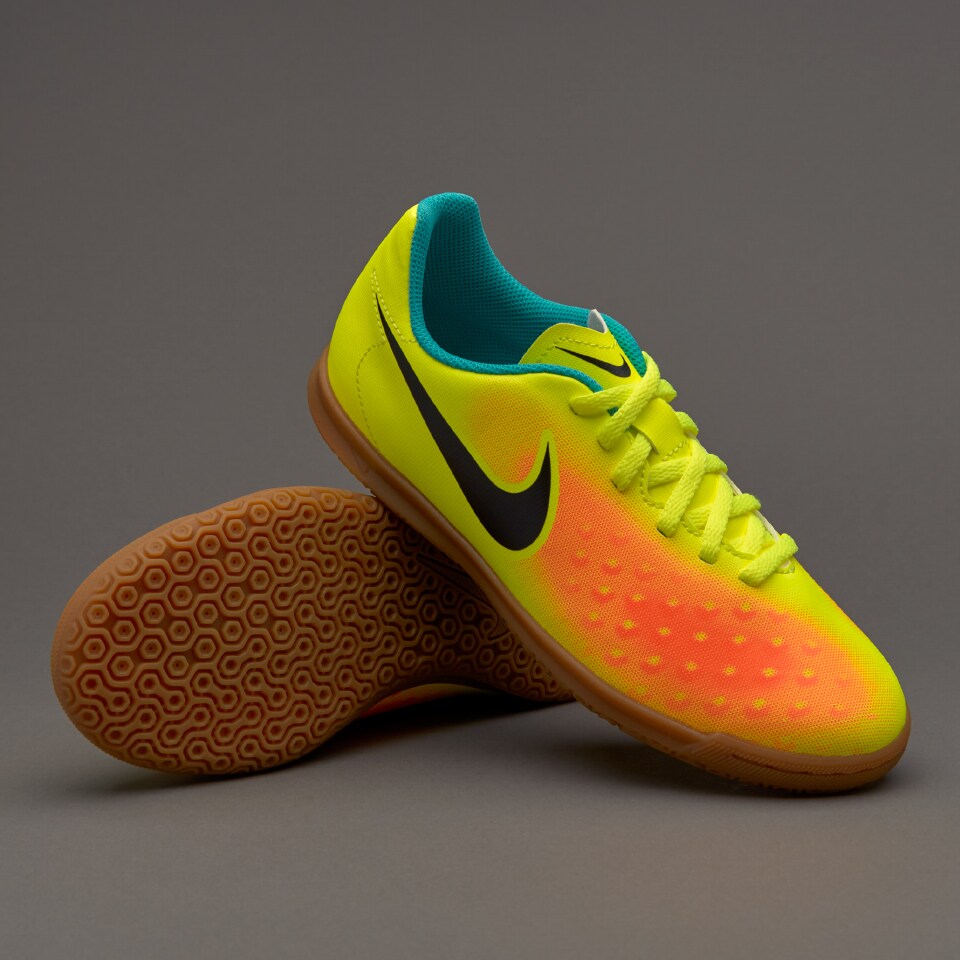 Disminución compromiso Entrelazamiento Nike Magista Ola II IC para niños- Zapatillas de fútbol-Volt/Negro/Naranja  | Pro:Direct Soccer