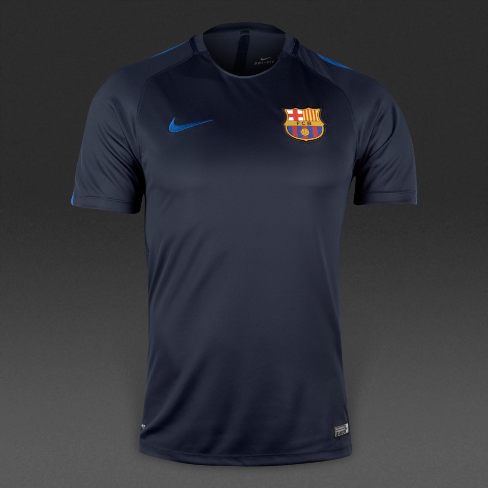 Nike FC Barcelona 16/17 SS Dry Squad Top - Mens Replica - Training Tops ...