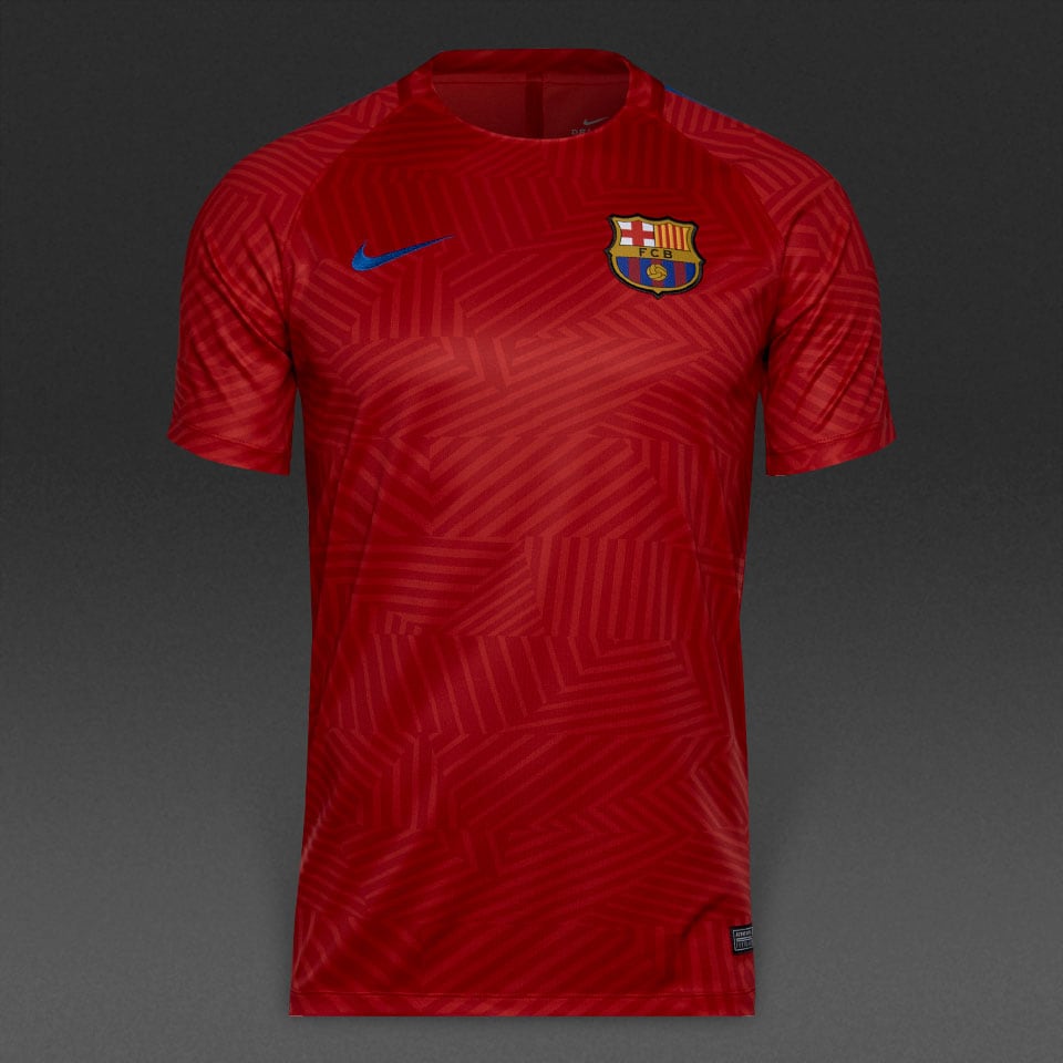 Nike FC Barcelona 16/17 SS Dry Squad Top - Mens Replica - Training Tops ...