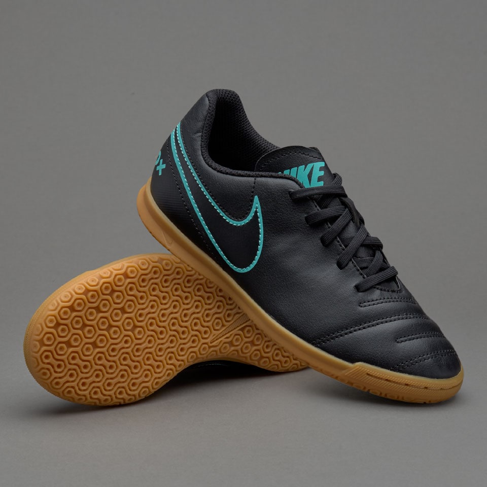 pedal Continuo nombre Nike Tiempo Rio III IC para niños -Zapatillas de futbol-Negro/Hyper  turquesa | Pro:Direct Soccer