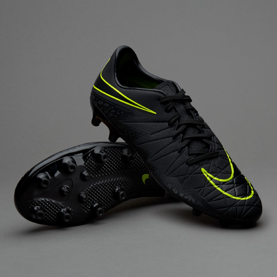 Descodificar Monografía Torpe Nike Hypervenom Phelon II AG-Pro - Botas de futbol-Césped artificial-  Negro/Volt | Pro:Direct Soccer