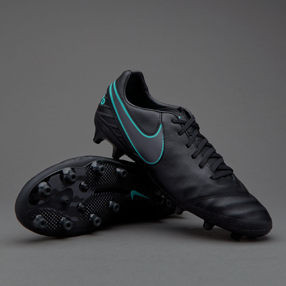Nike Tiempo V AG-Pro -Botas futbol-Negro/Hyper turquesa | Pro:Direct Soccer