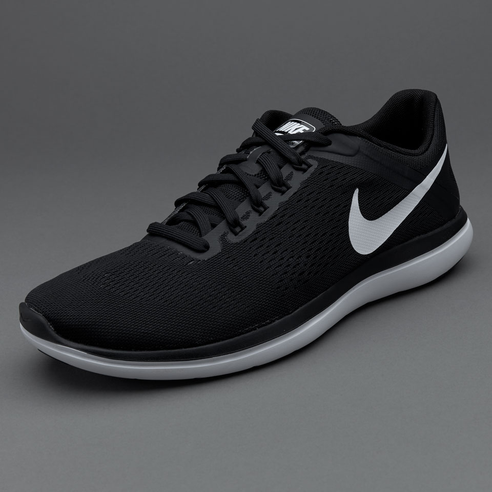 Nike Flex Run -Zapatillas para hombre-Negro/Blanco/Gris | Pro:Direct Soccer