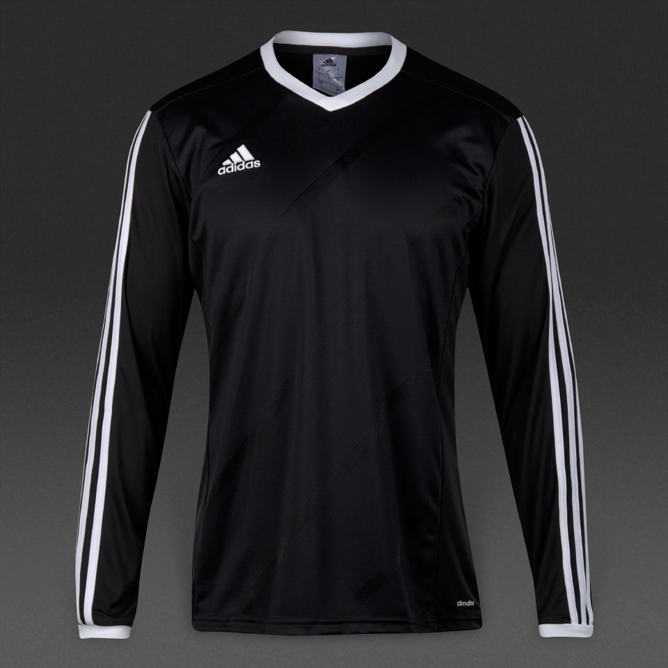 Camiseta adidas Tabela 14 para chicos ML-Camisetas para equipos de fútbol-Negro/Blanco Pro:Direct Soccer