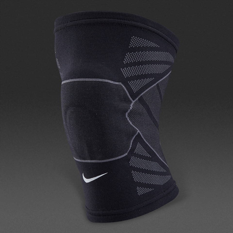 alondra En la cabeza de Decisión Nike Advantage Knitted Knee Sleeve - Protection - Knee Support -  Black/Anthracite/White | Pro:Direct Soccer