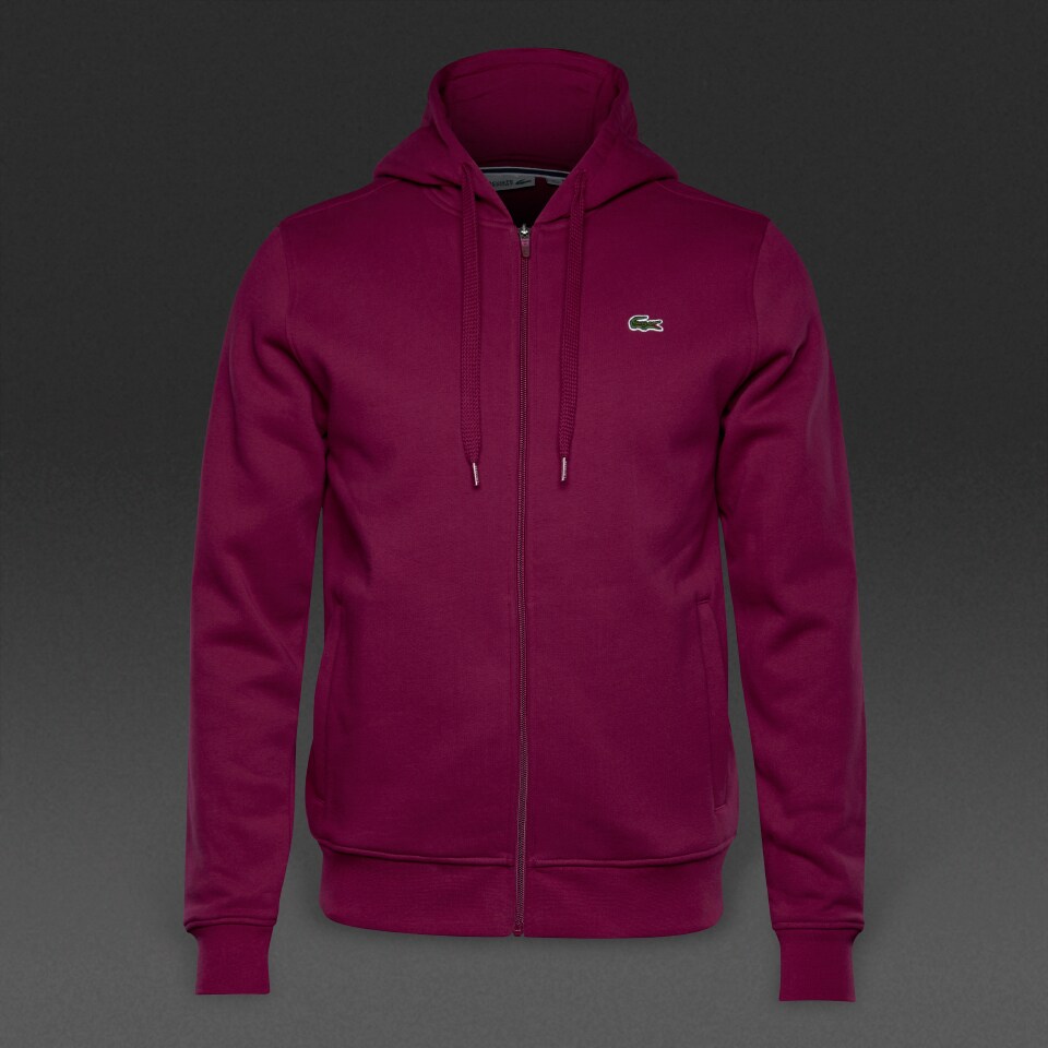 Ropa para hombre-Sudadera Lacoste SH7609 Vino Pro:Direct Soccer