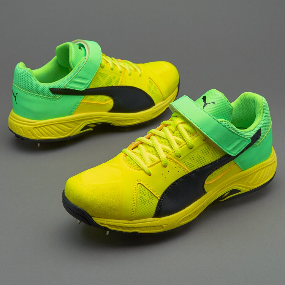 Puma evospeed 2025 cricket shoes green